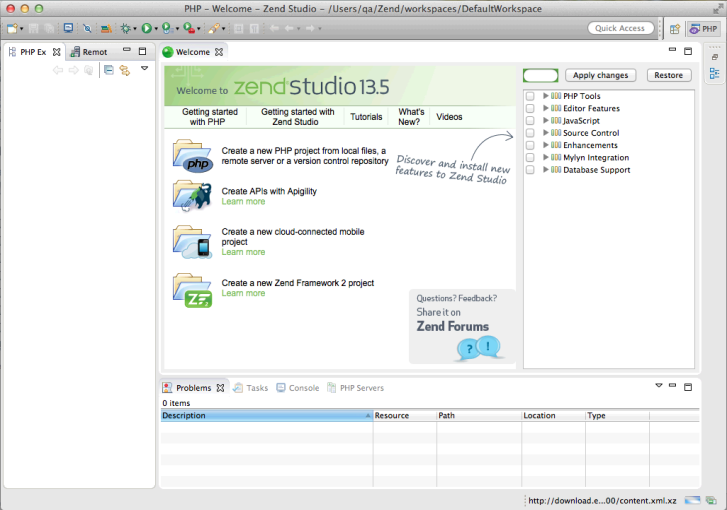 Zend Studio 13.6 for Mac Free Download