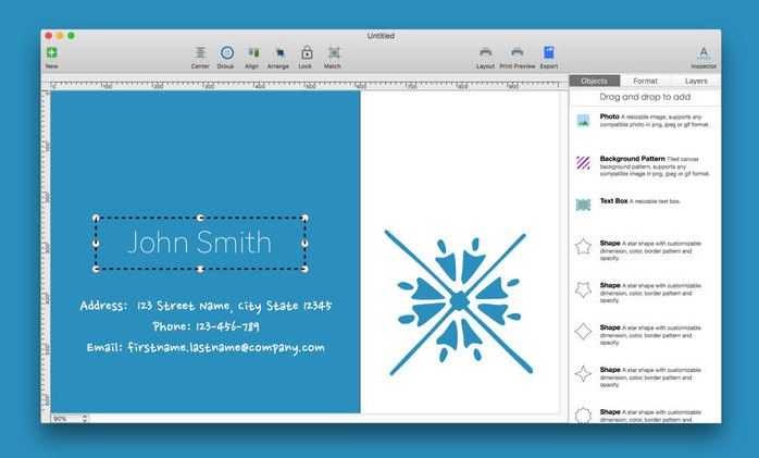 Blue Penguin Business Card Designer 3 for Mac Full Version Download