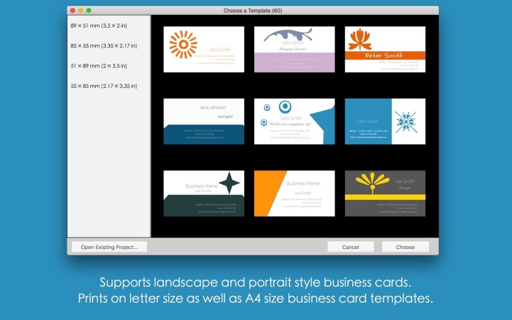 Blue Penguin Business Card Designer 3 for macOS Free Download