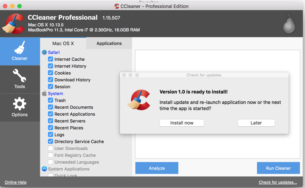 CCleaner Pro 2022 for Mac Free Download