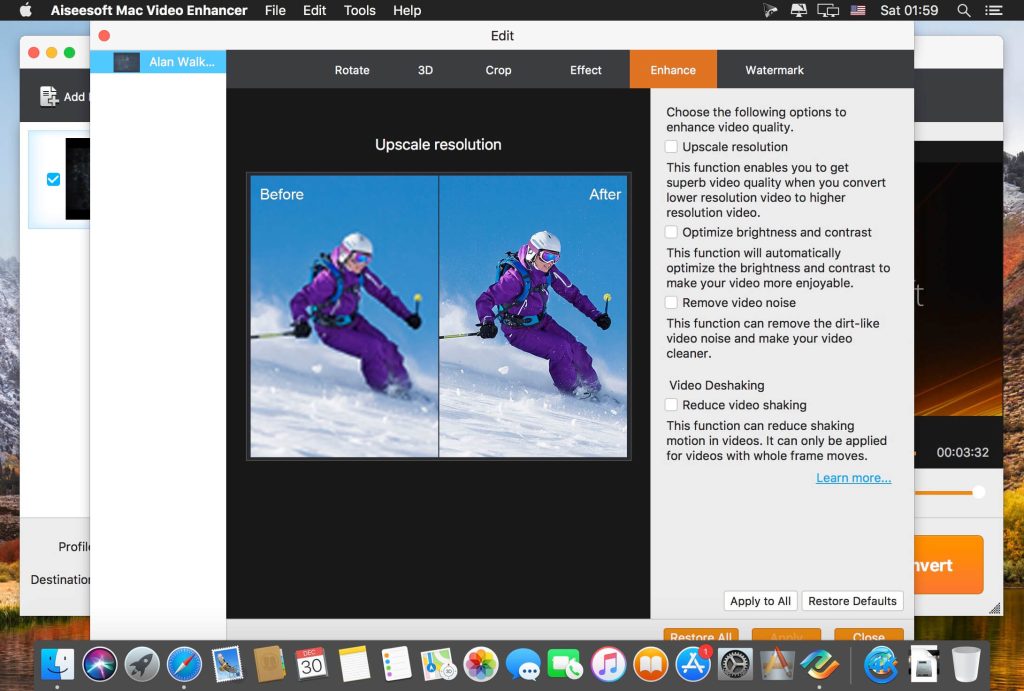 Aiseesoft Mac Video Enhancer 9.2.36 Full Version