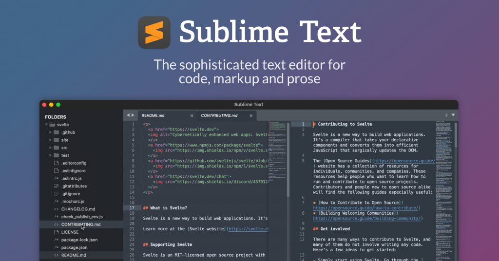 Sublime Text 3 for Mac Free Download