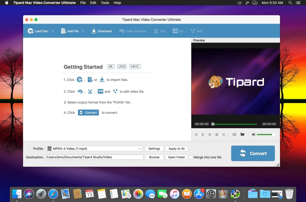 Tipard Mac Video Converter Ultimate 9.1 Free Download