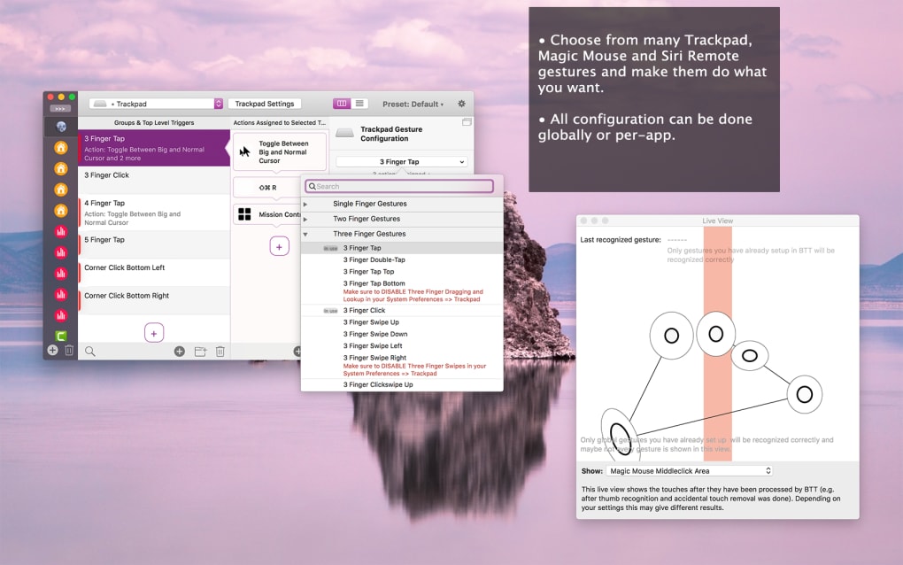 BetterTouchTool 4.010 for Mac Free Download