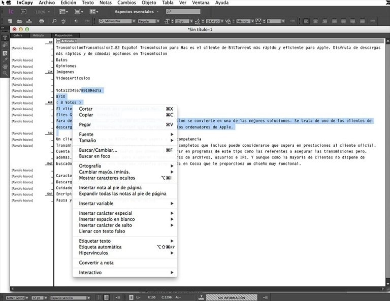 Download Adobe InCopy CS6 for Mac