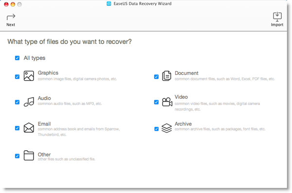 EaseUS Data Recovery Wizard 10.9 for Mac Free Download