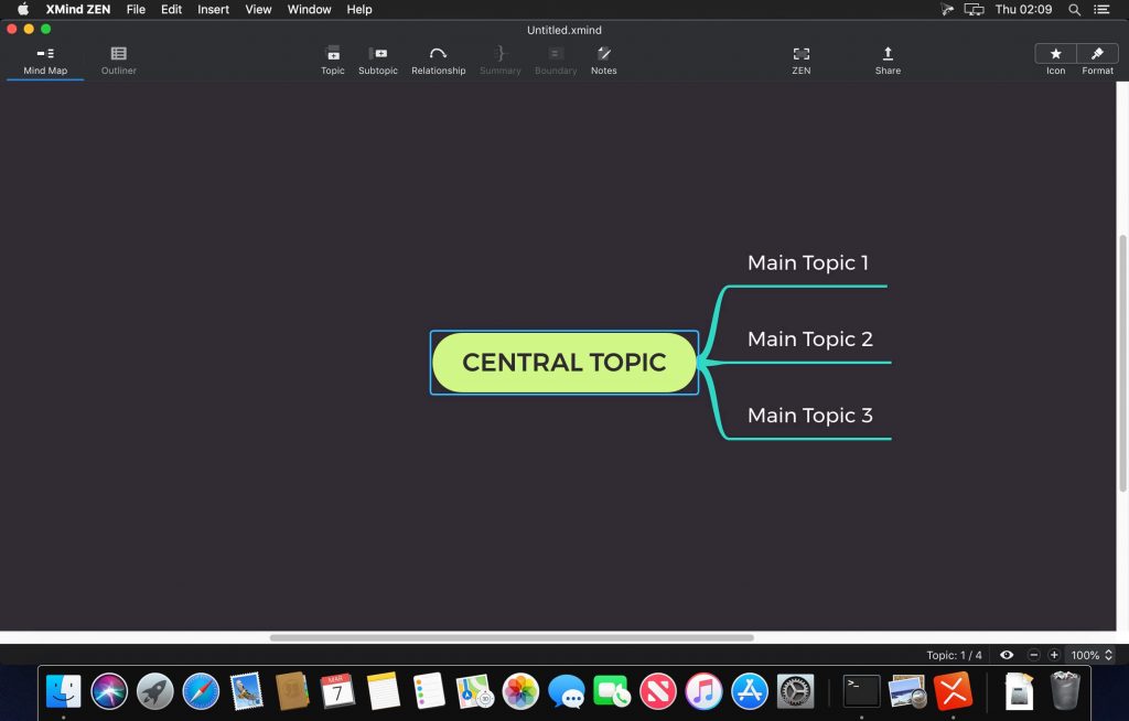 XMind ZEN 9.1 for macOS Free Download