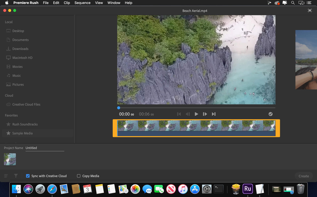 Adobe Premiere Rush 2019 v1.2 for Mac Free Download