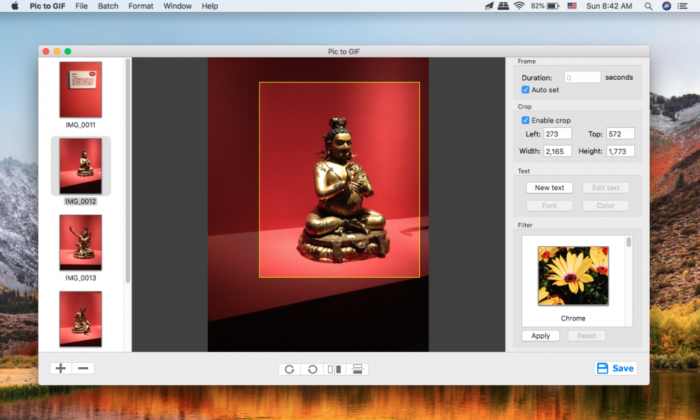Pictures to GIF 1.4 for Mac Free Download