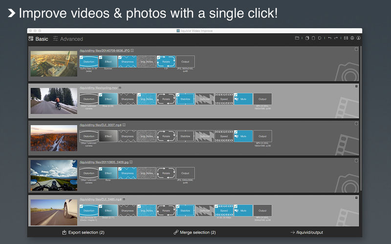 liquivid Video Improve 2.6 for Mac