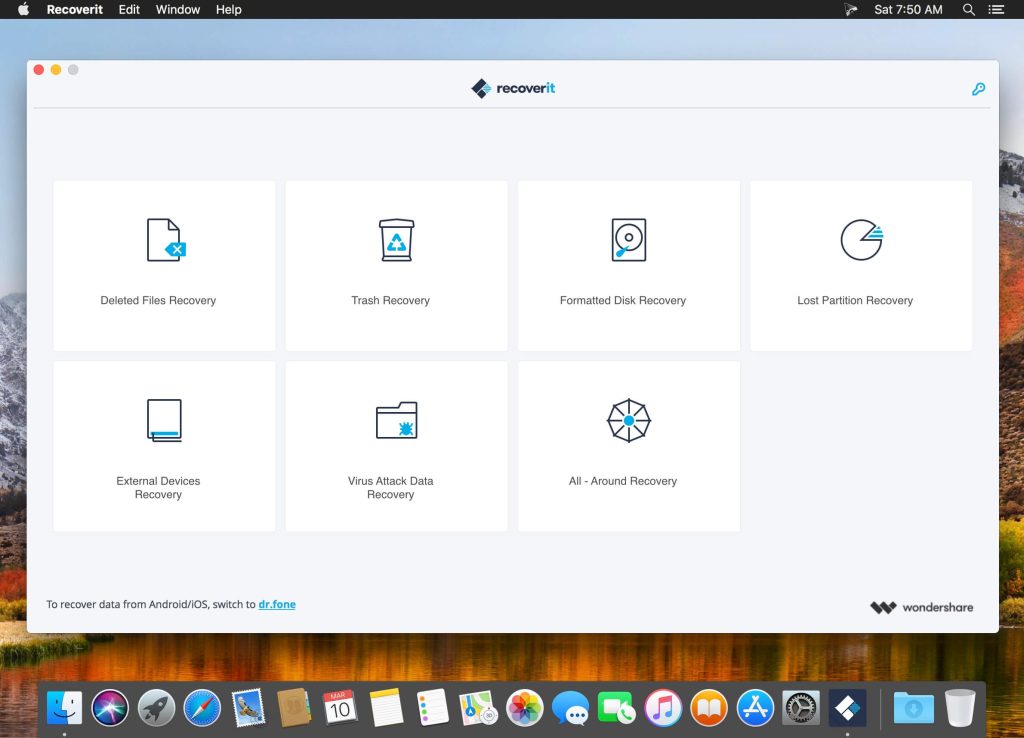 Wondershare Recoverit 8.2.0.11 for Mac Free Download