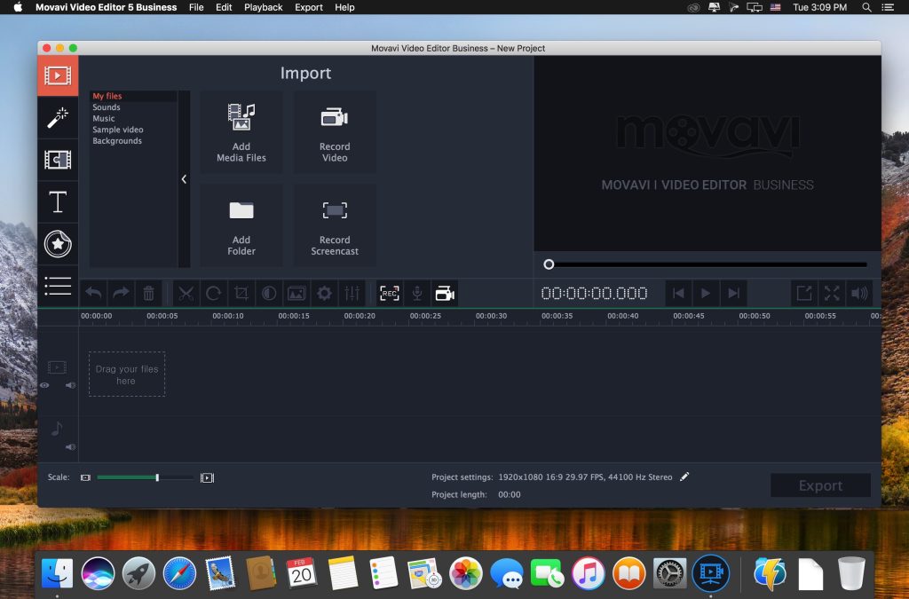 Movavi Video Editor Business 15.5 for Mac Free Download
