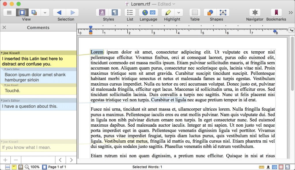 Nisus Writer Express 4 for Mac Free Download