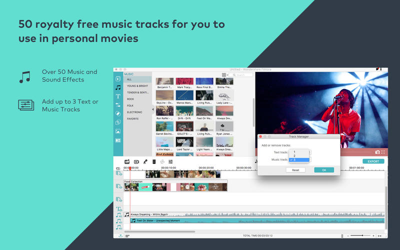 Wondershare Filmora 9.2.7.14 Multilingual for Mac Free Download