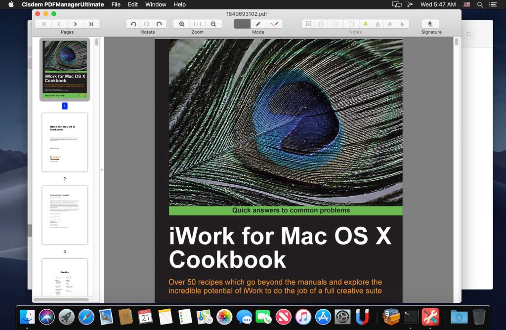 Cisdem PDF Manager Ultimate 3.2 Free Download macOS