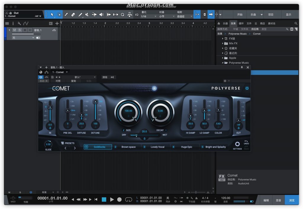 Polyverse Comet v1.1 for Mac Download