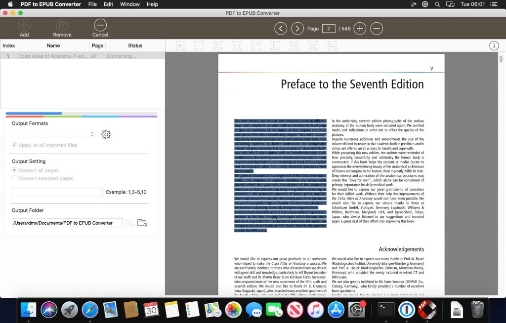 Download PDF to EPUB Converter 6.2.1 for Mac Free