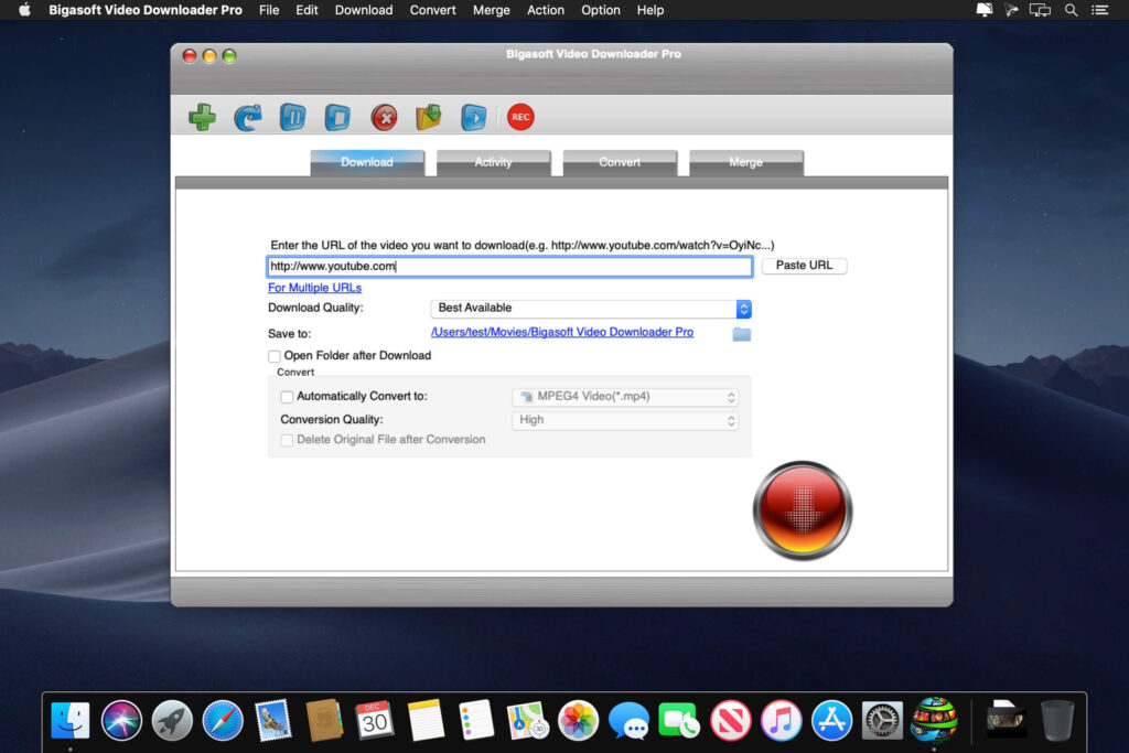 Bigasoft Video Downloader Pro 2022 for Mac Free Download