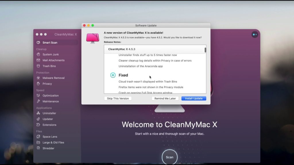 CleanMyMac X 4.5 Free Download