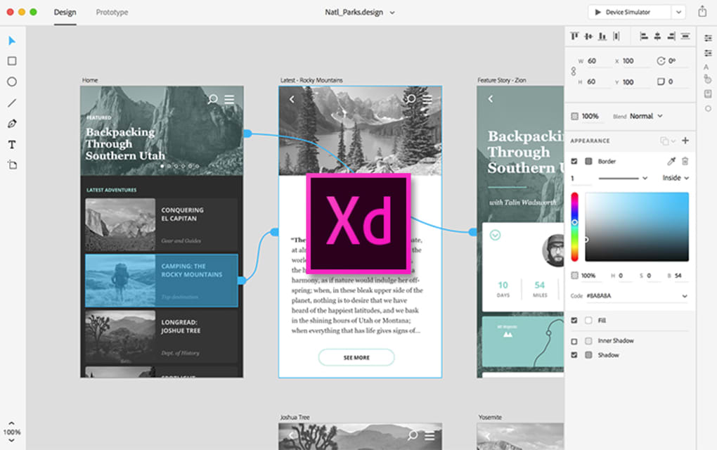 Adobe XD 28 for macOS Free Download