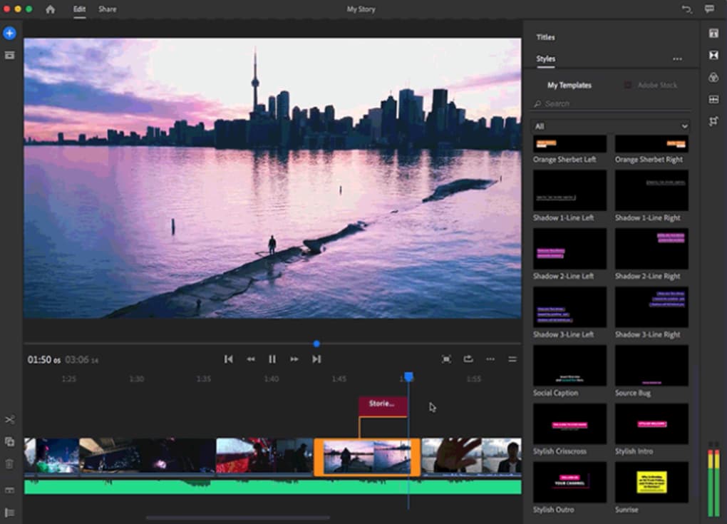 Adobe Premiere Rush 1.5 Free Download