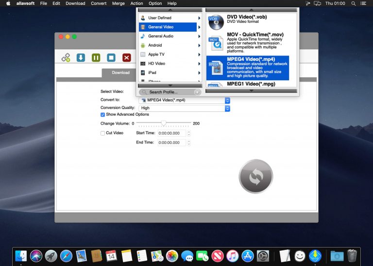 Allavsoft Video Downloader Converter 3.22.7.7505 for macOS Full Version Free Download