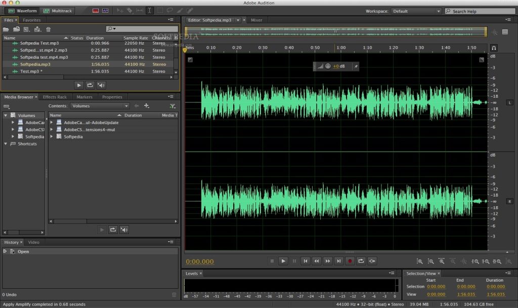 Adobe Audition 2020 v13.0.9 for macOS Free Download