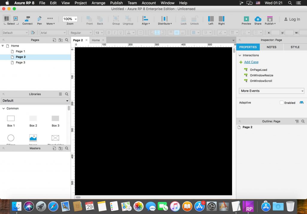Axure RP 9.0.0.3712 for Mac Free Download