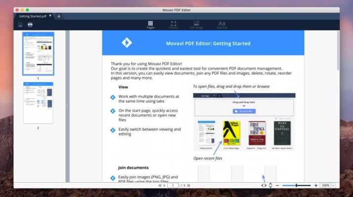 Movavi PDF Editor 3.2.1 for Mac Full Version