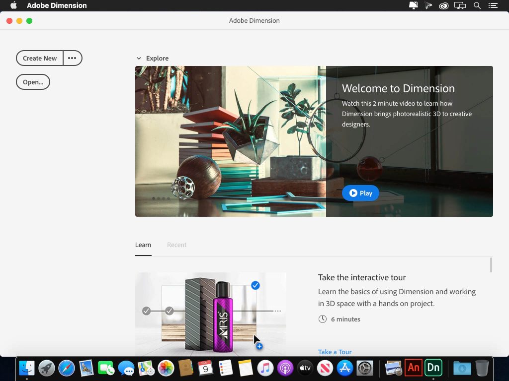 Adobe Dimension v3.1.1 for macOS Free Download