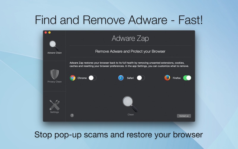 Adware Zap Browser Cleaner 2.8 for Mac Download