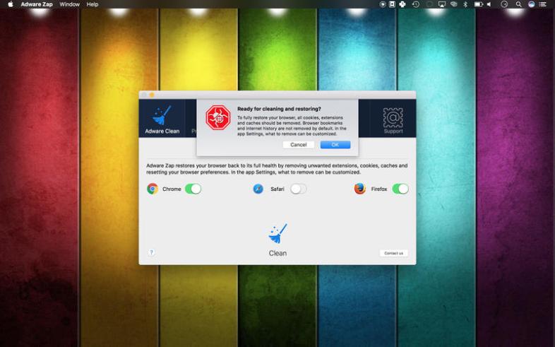 Adware Zap Browser Cleaner 2.8 for Mac Free Download