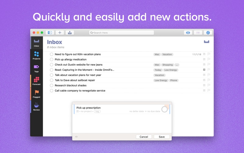 OmniFocus Pro 3.9.2 for macOS Free Download