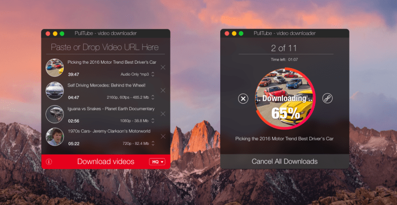 PullTube 1.5.3 for macOS Free Download