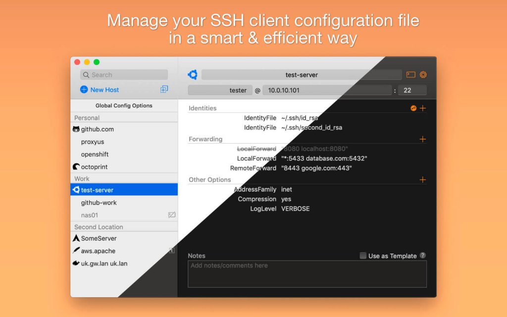 SSH Config Editor Pro 1.13.3 for macOS Free Download