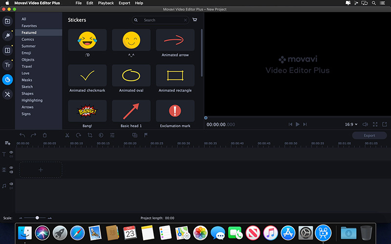 Movavi Video Editor Plus 2020 macOS Free Download