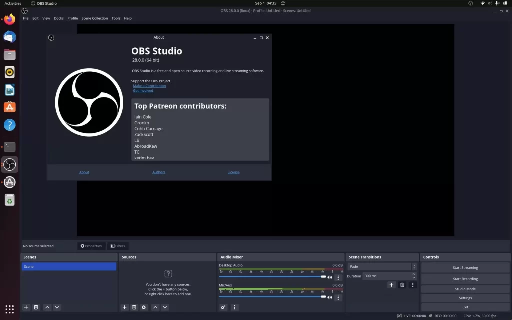 OBS Studio 29 for macOS Free Download