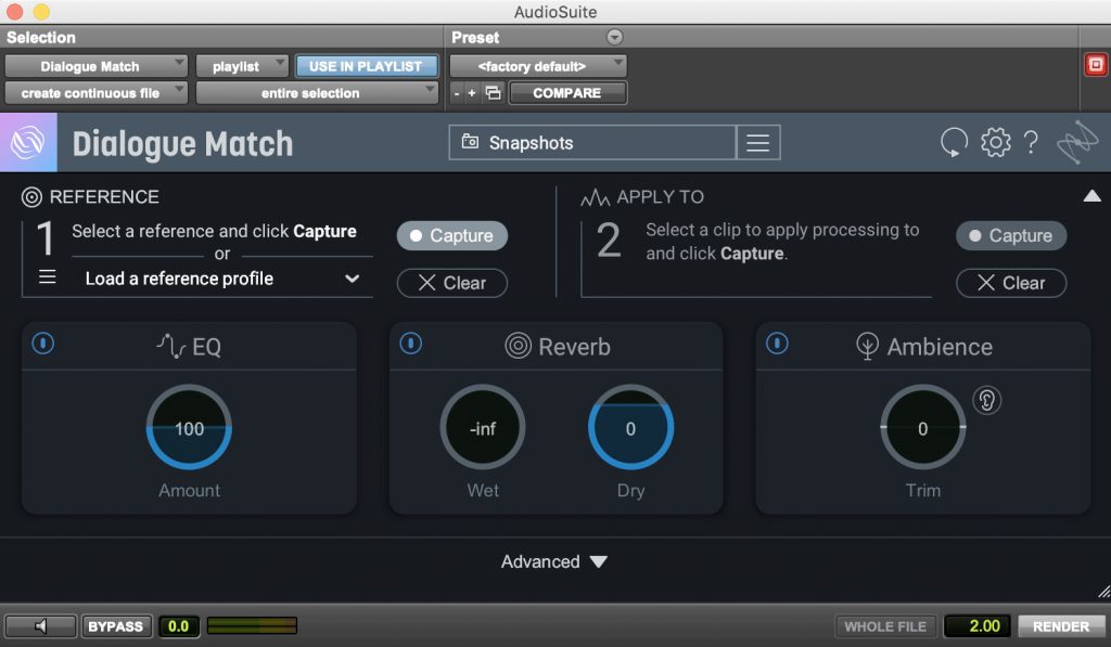 iZotope Dialogue Match v1 for Mac Free Download