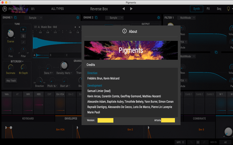 Arturia Pigments for Mac Free Download