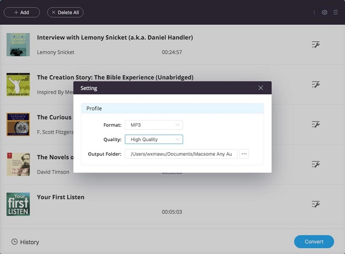 Macsome Any Audiobook Converter for macOS Free Download