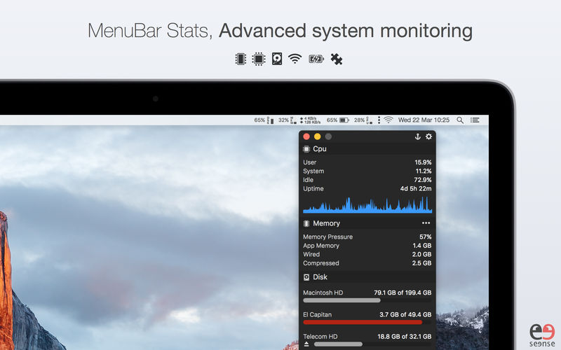 MenuBar Stats 3 for Mac