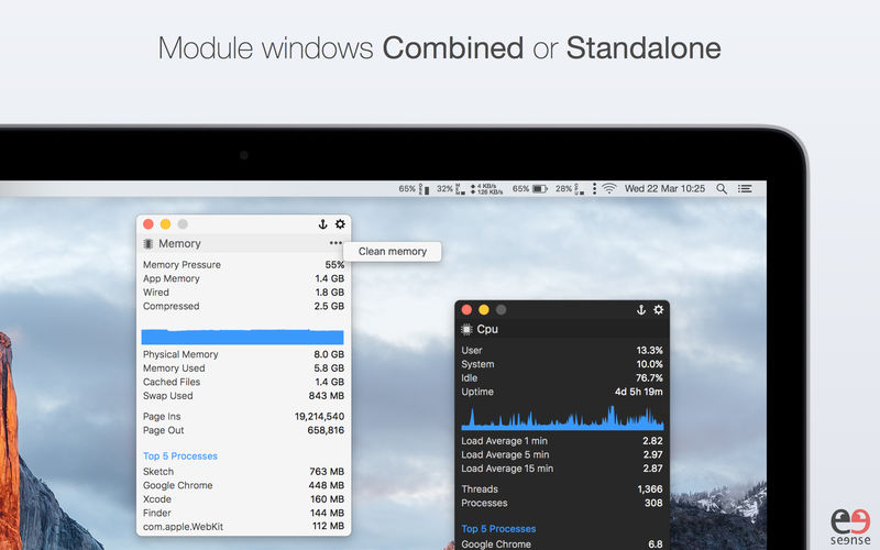 MenuBar Stats 3 for macOS Free Download