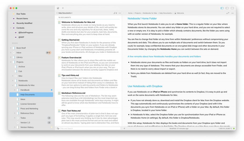 Notebooks 3 for Mac Free Download