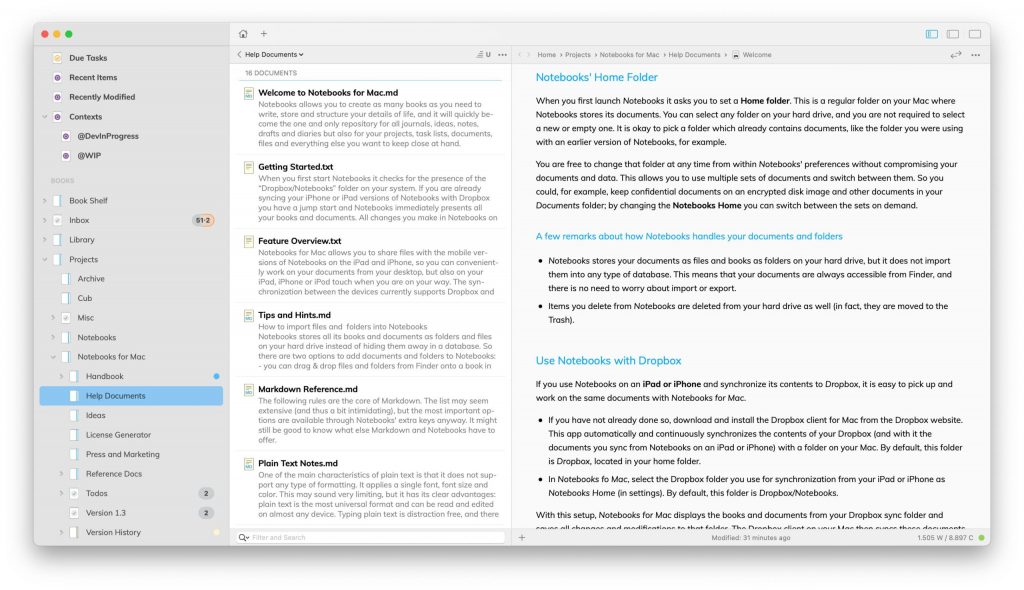 Notebooks 2 for Mac Free Download