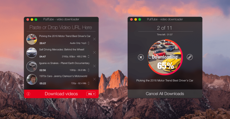 PullTube 1.5.8 for macOS Free Download
