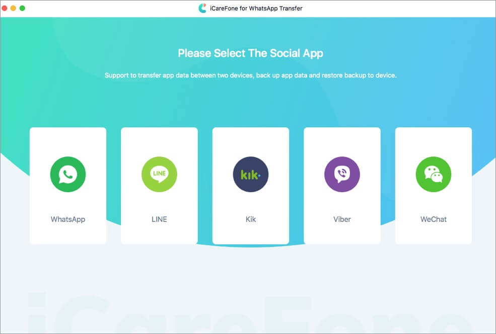 iCareFone for WhatsApp Transfer 2 for Mac Free Download