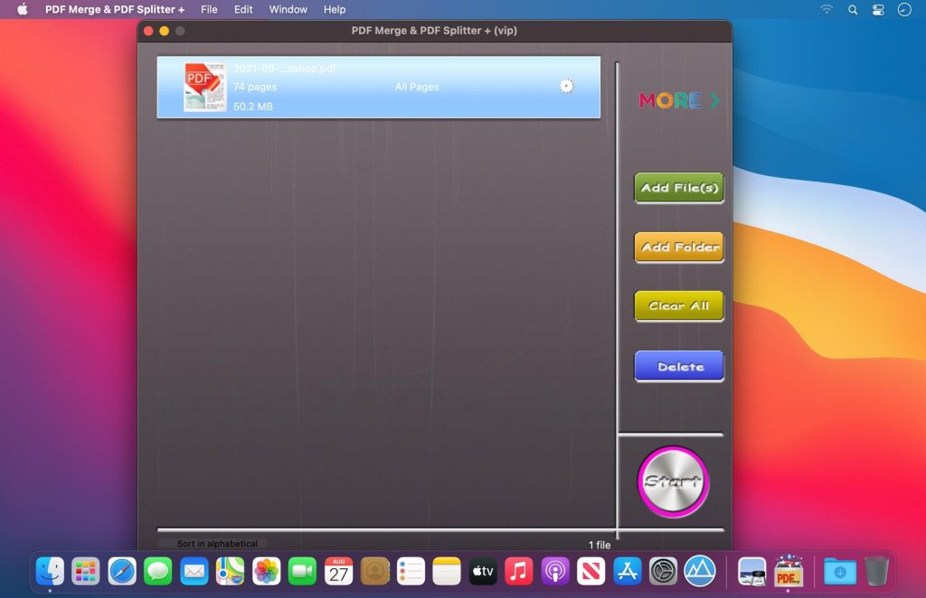 PDF Merge & PDF Splitter 6 for Mac Free Download
