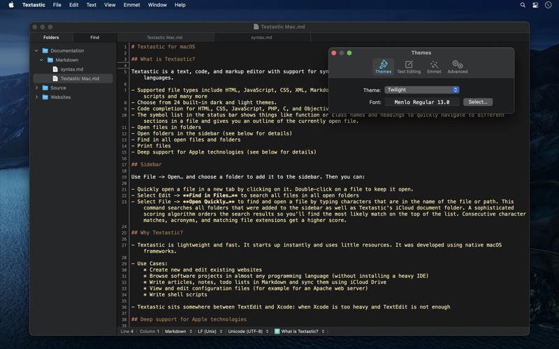 Textastic 5 for macOS Free Download