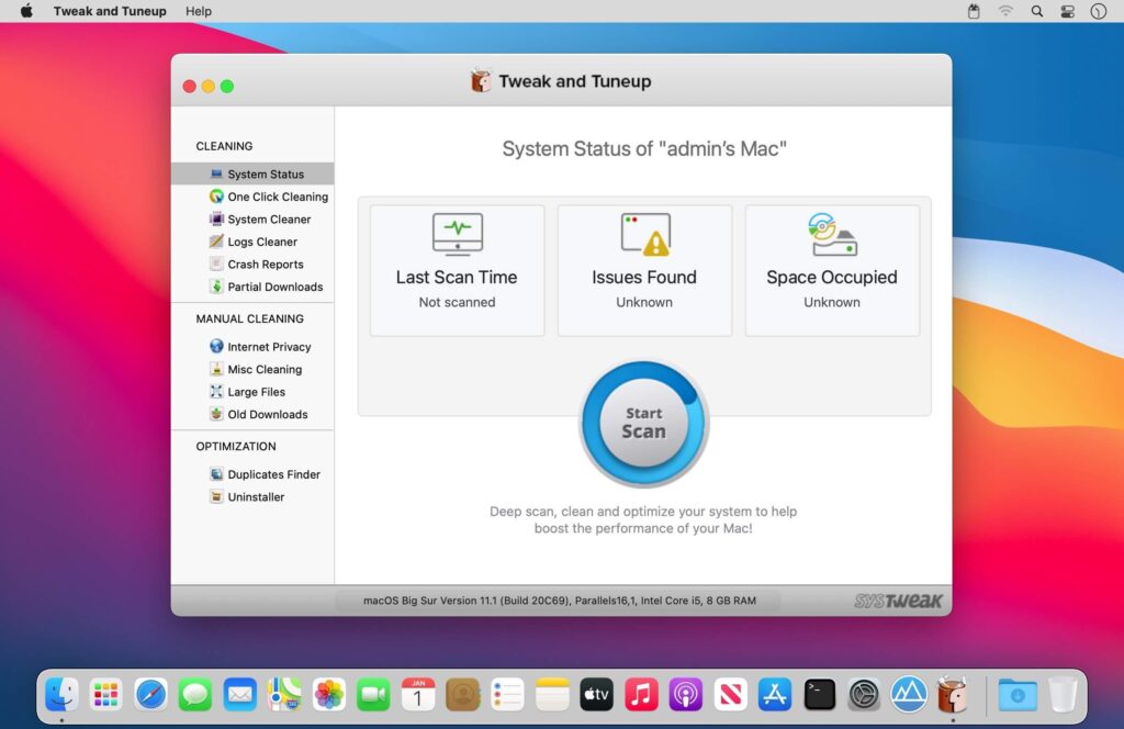 Tweak and Tuneup 2022 for Mac Free Download