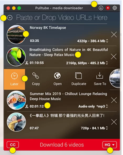 PullTube 1.8 for Mac Free Download